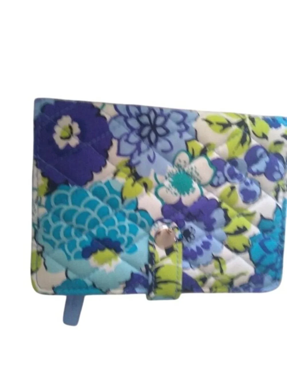 Vera Bradley Snap ID Wallet, Blueberry Blooms - Picture 2 of 9